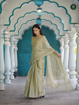 Dijon Mul Cotton Tissue Saree