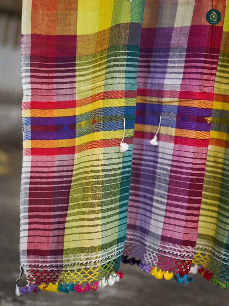 Handloom Bhujodi Kala Cotton - White