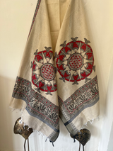 Hand Painted Madhubani Suit - Willow Creek