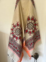 Hand Painted Madhubani Suit - Zen