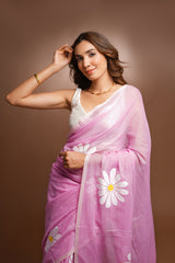 Handpainted Cotton Saree - Consistency