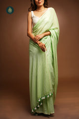 Woven Mul Cotton Saree - Sweet Smiles