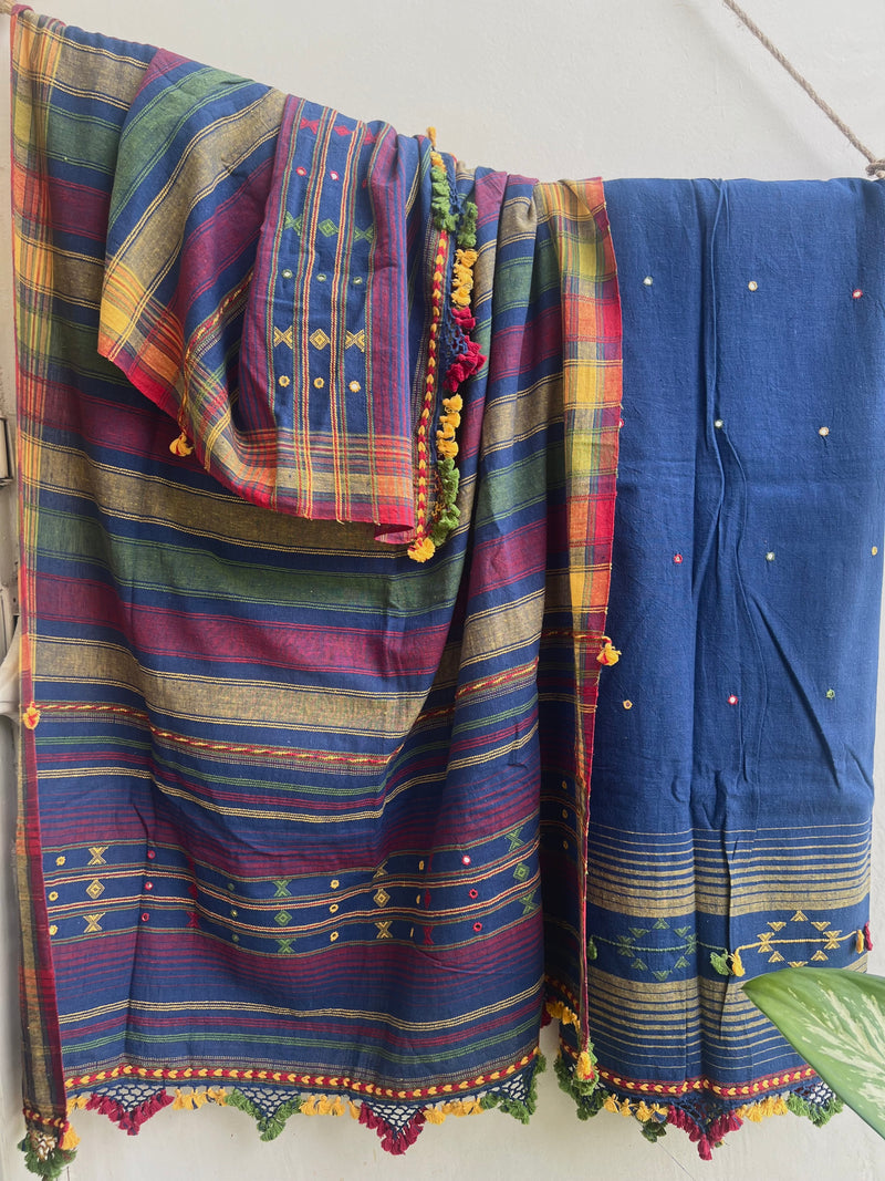 Handloom Bhujodi Kala Cotton Suit- Always Here