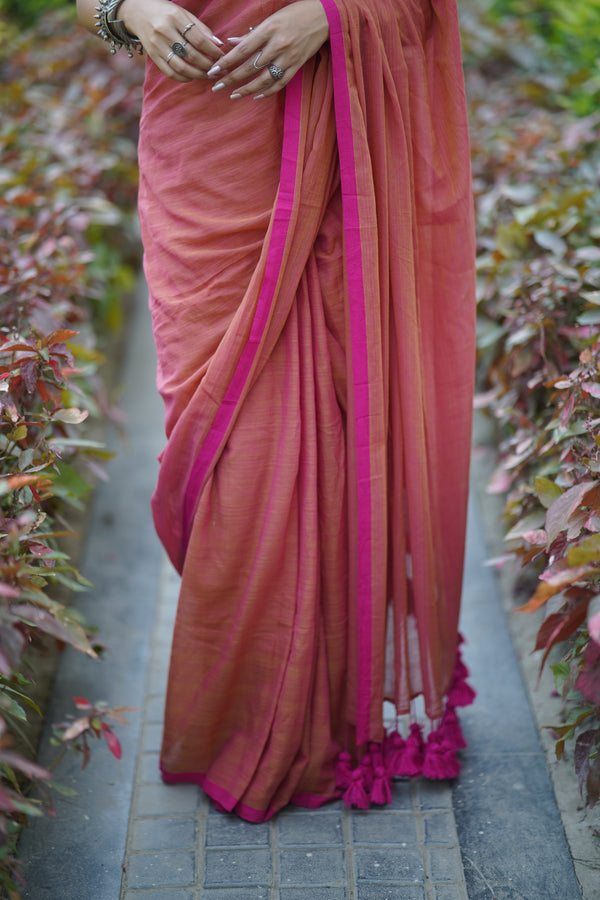 Mul Cotton Saree - Dona Muse