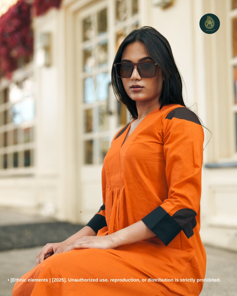 Stitched 2pc Cotton Printed Suit Set - Dot Drama