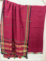 Handloom Bhujodi Kala Cotton Suit- Carefree