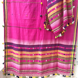 Handloom Bhujodi Kala Cotton Suit- Armada