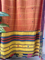 Handloom Bhujodi Kala Cotton Suits-Mustard