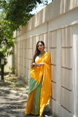 Khadi Mul Cotton Saree - Love Struck